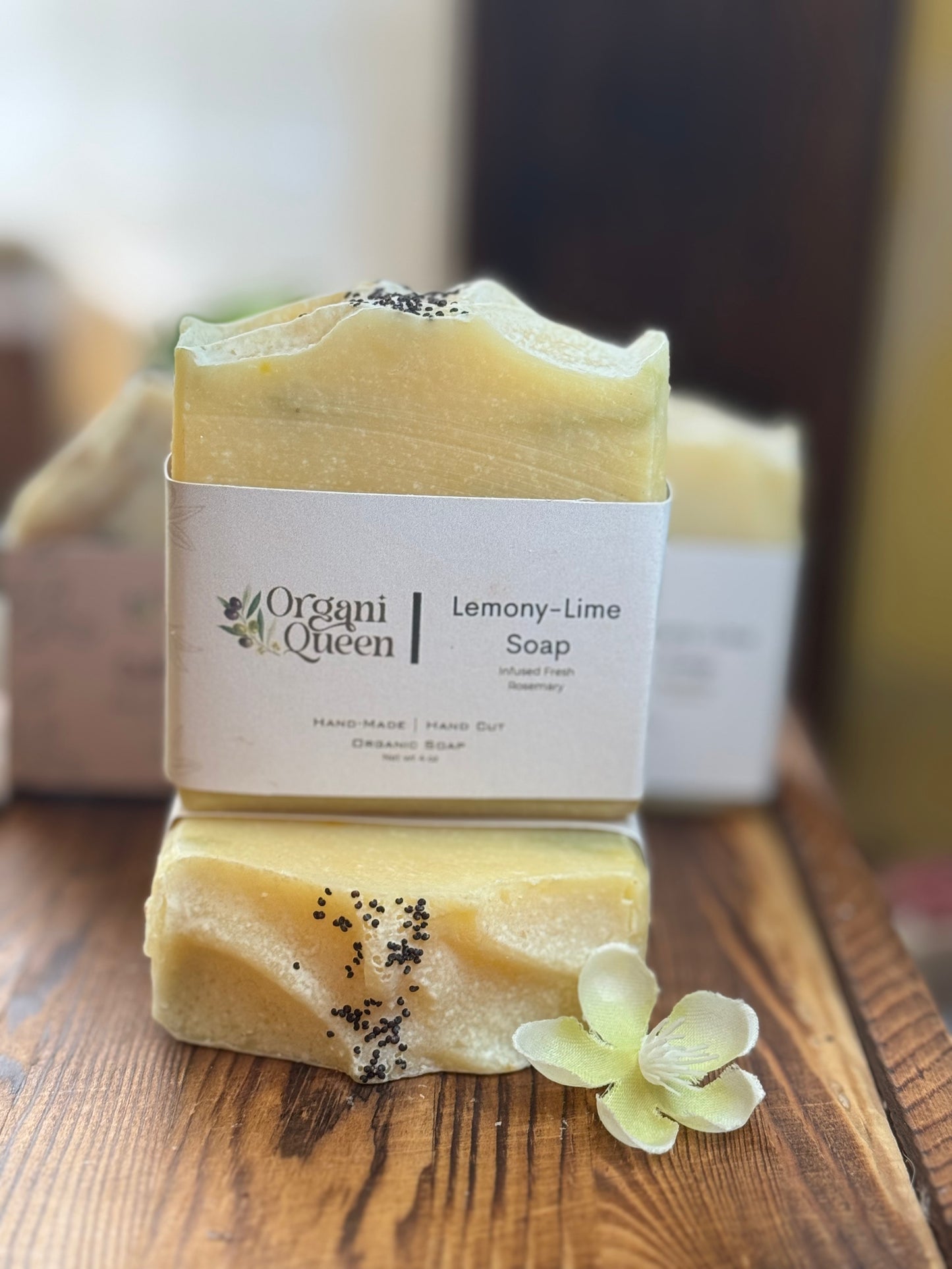 Lemony-Lime Soap with Organic Oils (Sale ! )